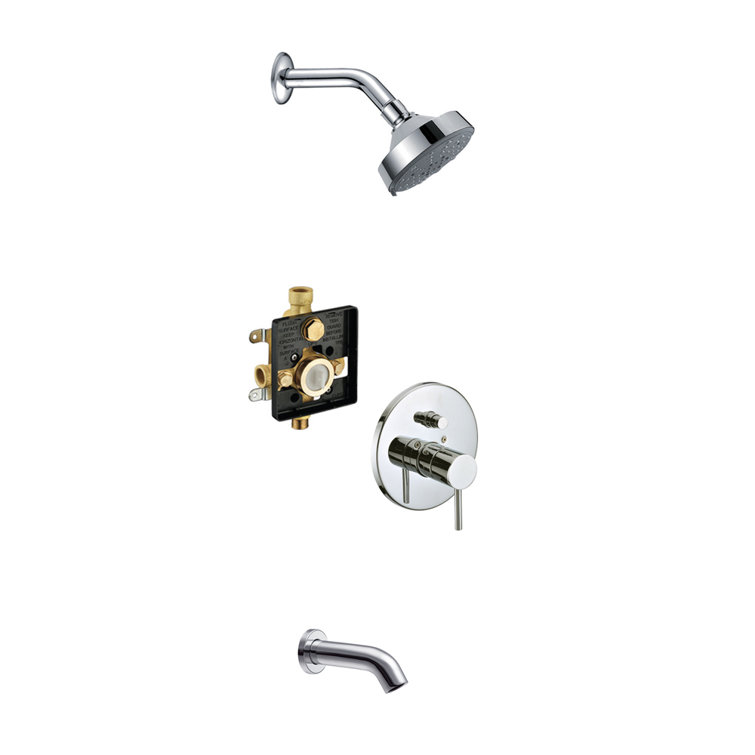 Pinnacles Series Tub & Shower Faucet with Rough in-Valve
