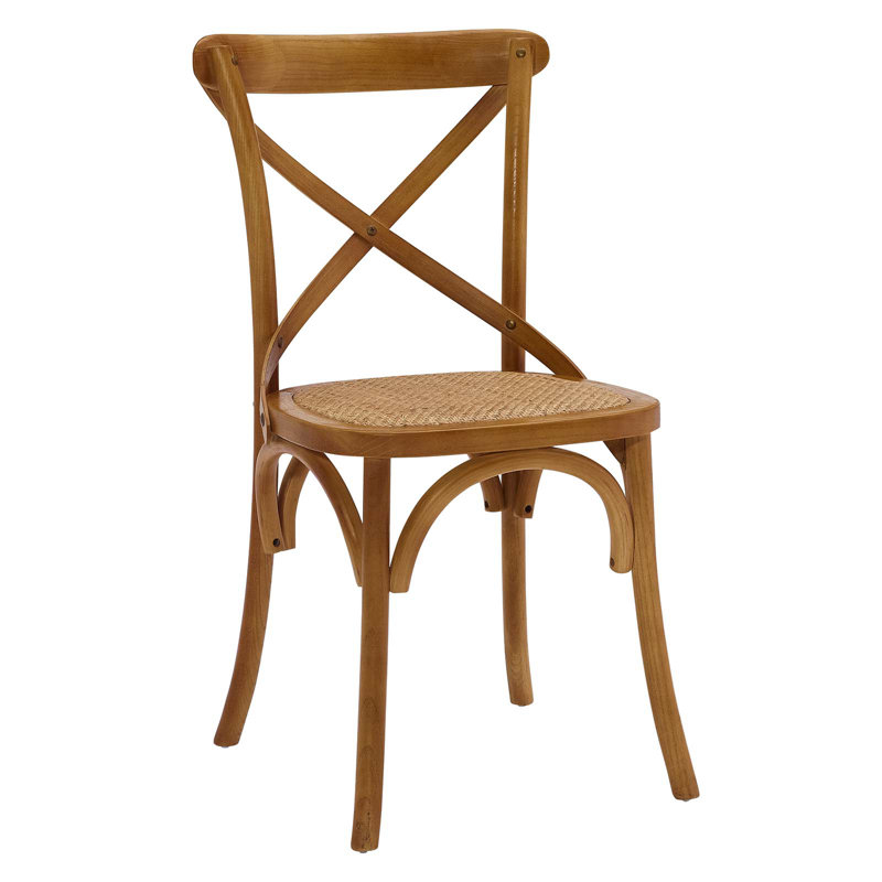 Modway Gear Dining Side Chair, Dark Walnut, 1