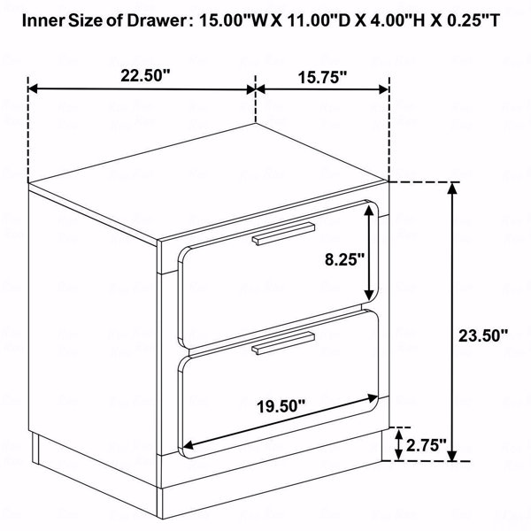 Dimensions du produit