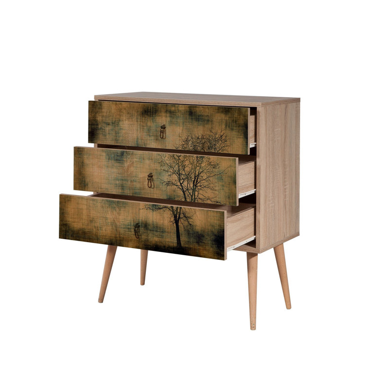 Commode 3 tiroirs l 31,5 "Scio