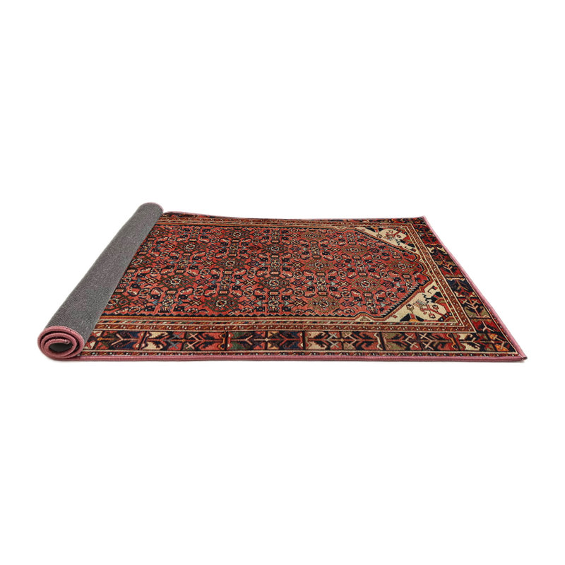 Tapis rose Southwestern, Carré 6 pi