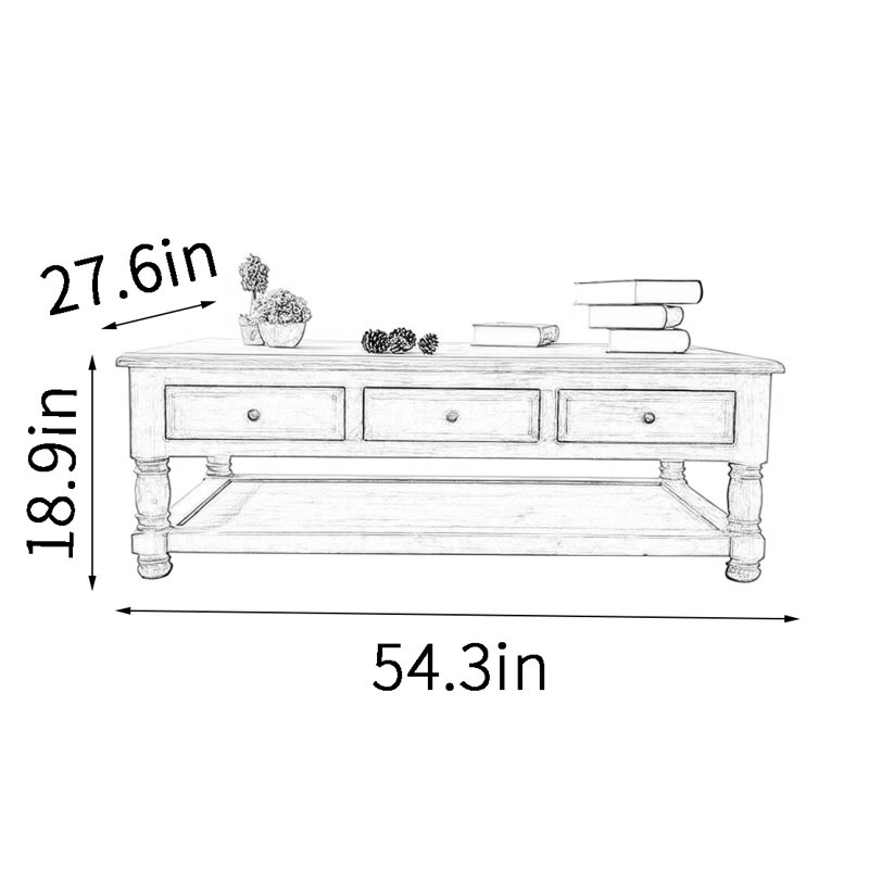 Vintage American coffee table