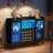 Brevan 53" Modern Bar Cabinet and Wine Bar Cabinet with Power Outlets & LED Lights-437609327