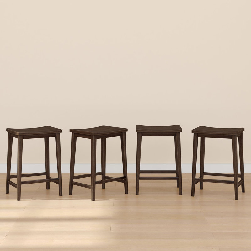 Tabouret de comptoir Smythe, Brun