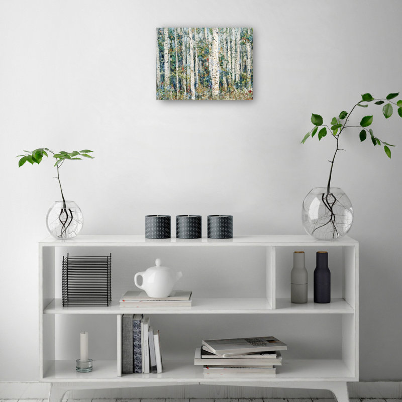 Painted Forest by Studio Arts Canvas Art Print, Wrapped Canvas, 42" H x 56" W x 1.5" D
