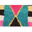 Tapis de couloir multicolore en laine noué à la main de conception unique 2 pi 9 po x 9 pi 5 po