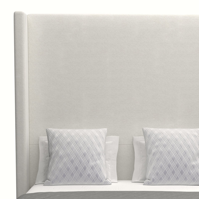 Esparto Upholstered Wingback Bed, Off White Revolution®, California King