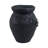 Decorative Pottery Terracotta Vase with Ring Accent Detail, Handcrafted Versatile Modern Casual Home Display Piece for Shelf or Tabletop Styling in Rustic and Contemporary Interiors-251735742