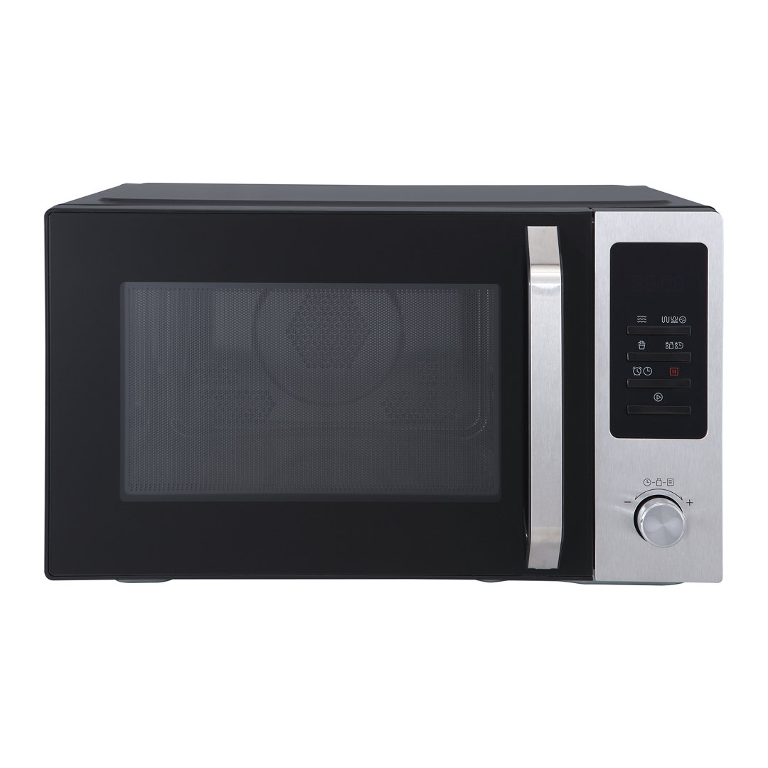 Magic Chef 1 Cubic Feet 1000 Watt Convection Countertop Microwave with Air Frying Capability Magic Chef