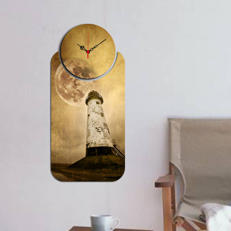 Ensemble de 2 horloges murales décoratives Chic, design moderne, 26,8 x 12,6 pouces | Fabrication 100% bois aggloméré, épaisseur: 0,1 pouce | Parfait pour le salon, le bureau ou la chambre à coucher, les garde-temps élégants et fonctionnels