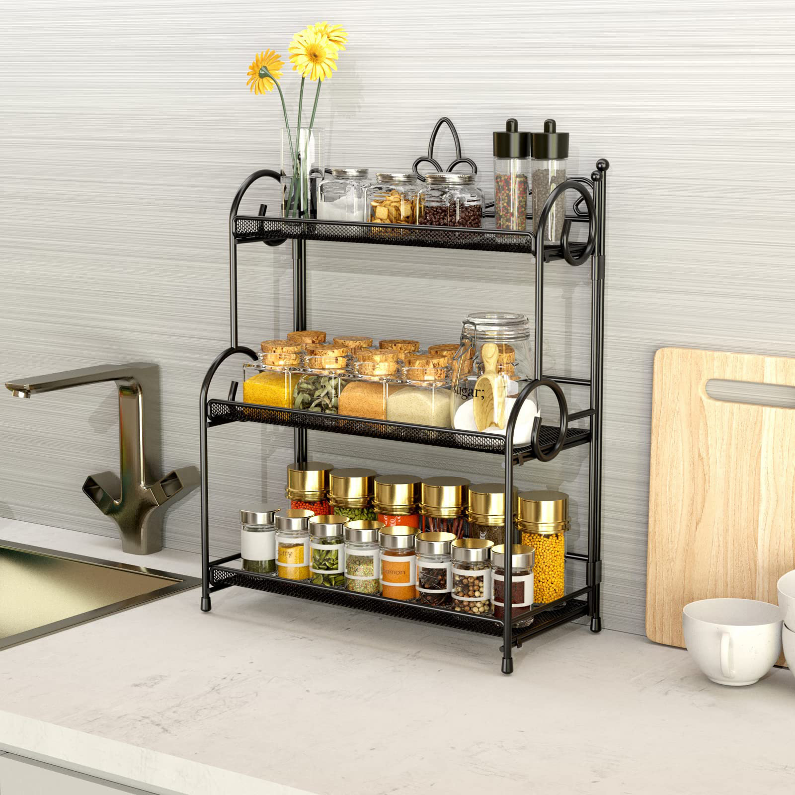 Freestanding Spice Rack