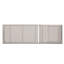 Chaise longue réglable en aluminium à assise en filet et roulettes-2090096752