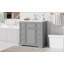 36" Bathroom Vanity With Sink Combo, One Cabinet And Six Drawers, Solid Wood And Mdf Board-1287672099