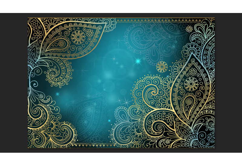 Oriental Wings 280cm x 400cm Wallpaper