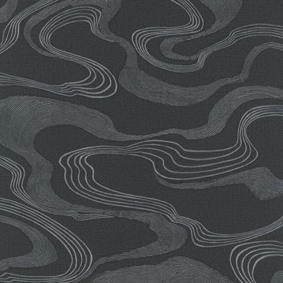 Kumano Pearlescent Abstract Flow Design Wallpaper Roll