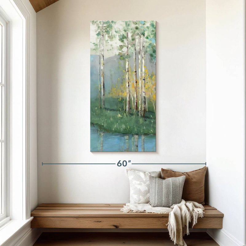 Birch Reflections IV, H 48 po x l 24 po