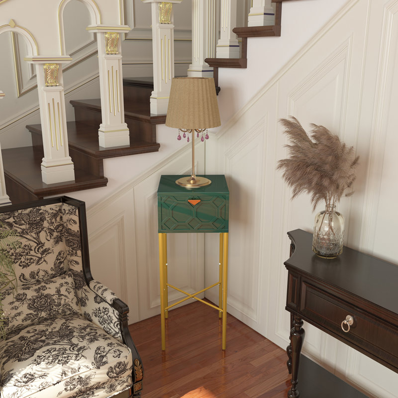 Table de bout Araneli, Vert