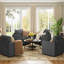 Élégant fauteuil d'appoint courbé, canapé modulaire personnalisable, canapé modulaire confortable pour la chambre à coucher, le salon et le bureau