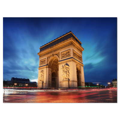 Arch of Triumph in Paris - Reproduction de photo sur toile tendue