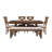 Warsaw 6 - Person Trestle Dining Set