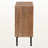 Jaylin Natural Brown & Black Finish Rattan 3-Drawer Storage Cabinet, 30.32" H X 27.39" W X 13.42" D