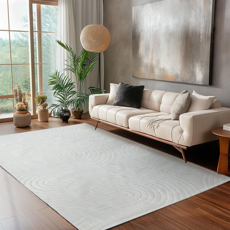 ZUMRUT Circle living room rug, Rectangle 200 x 300 cm