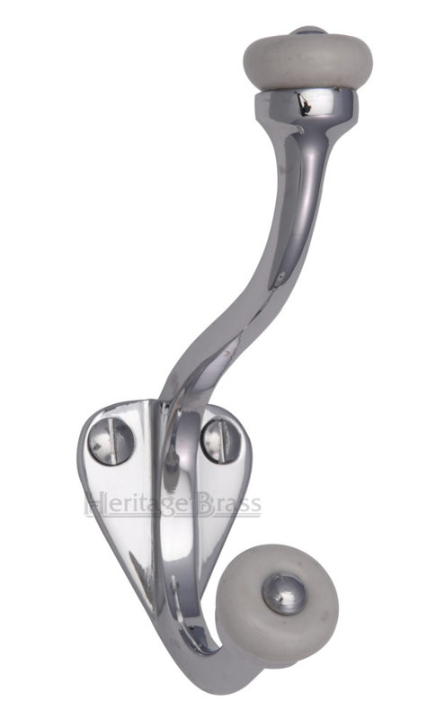 Heritage Brass Heritage Hat & Coat Hook, Polished Brass
