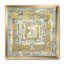 «Gold Glam on Grey Tapisserie I», reproduction sur toile encadrée-48347219-48347215