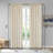 Room Darkening Metallic Printed Poly Velvet Rod Pocket/Back Tab Window Panel Pair-1749183797-1749183798