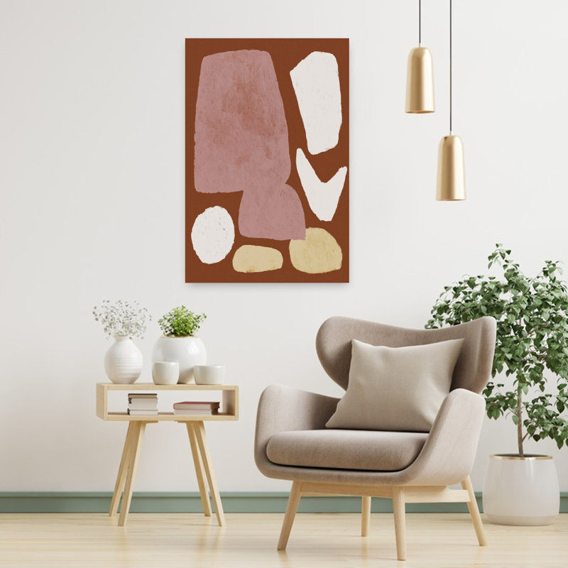 Art contemporain contemporain abstrait, H 36 po x l 24 po
