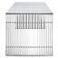 Bureau en acier inoxydable Gridiron