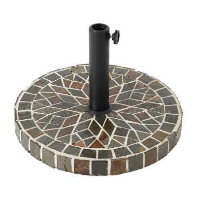 Base de parasol ronde pour l'extérieur 90 livres 
