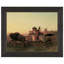 Indian Buffalo Hunt, 1856 Framed Oil Painting Print Canvas-377963722