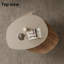 Table basse italienne de luxe à lumière minimaliste