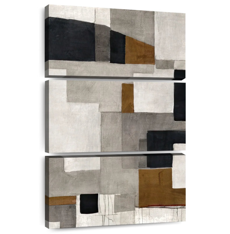 Avery Geometric Blocks I, 38" H x 24" W