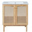 Meuble-lavabo de 30 po Natural