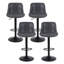 Swivel Upholstered Adjustable Height Counter Stool with Metal Frame-1812936210-1871631300