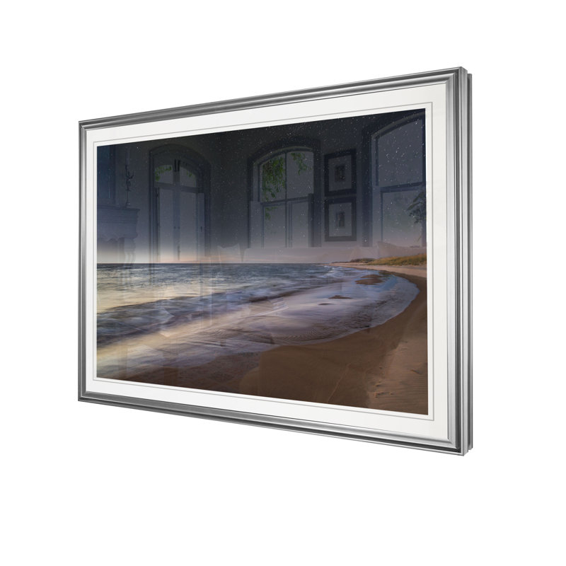 « magic light », impression, H 20 po x l 24 po x P 1,5 po, Cadre argenté