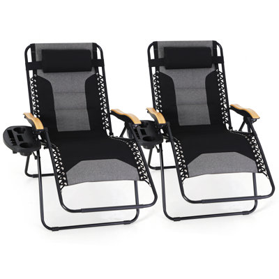 Fauteuil surdimensionné inclinable / pliable zéro gravité avec coussin