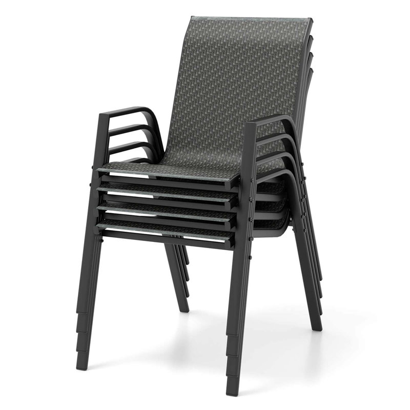 Fauteuil de salle à manger empilable Klemen