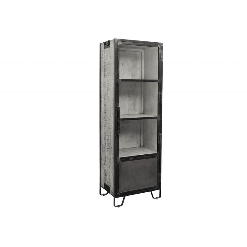 Heavy Industry Curio Cabinet, Grey