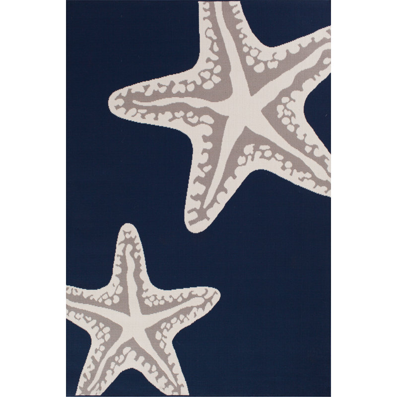 Tapis bleu marine Castano, Rectangle 6 pi 7 po x 9 pi 6 po