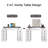 Vanity Desk With Dimmable Led Light With 10 Drawers, Makeup Table With Flip Up Mirror For Space-saving,large Storage Vanity Table Set With Stool And Drawers