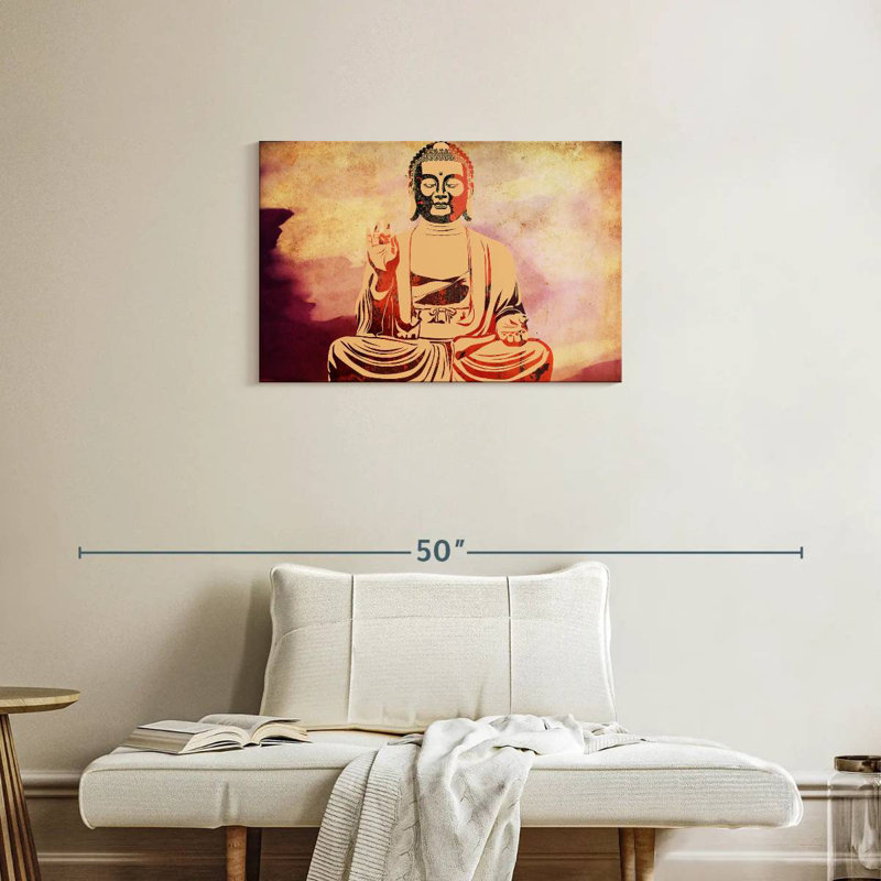 Leisha Warm Buddha, 20" H x 30" W