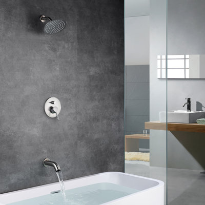 Complete Shower System with Rough in-Valve