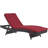 Convene Wicker Rattan Outdoor Patio Chaise Lounge Chair-1190931612