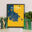 Victoria City Map - No Frame Print-1858897882