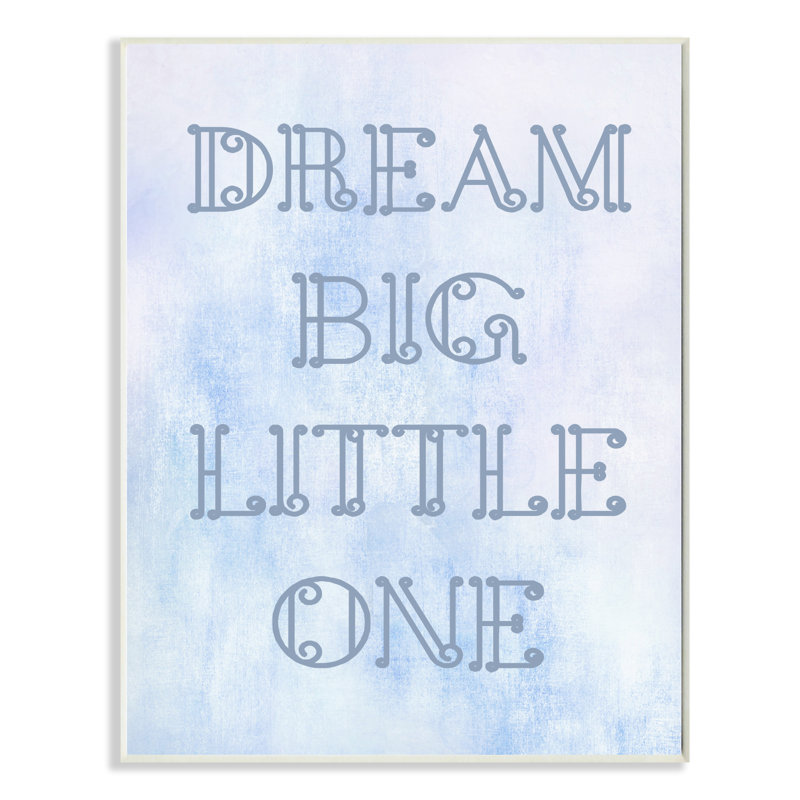 Plaque murale big little one, Toile tendue, H 30 po x l 24 po x P 1,5 po