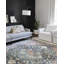 Tapis oriental en denim / brique Gelo-704469160