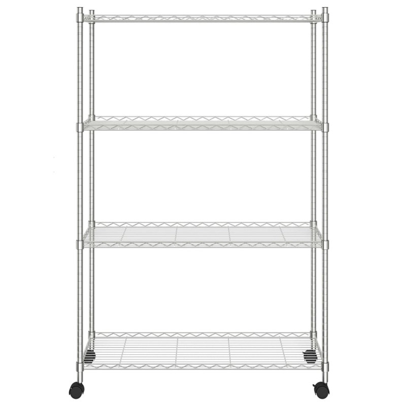 Seden 90 cm W Shelving Unit, Chrome